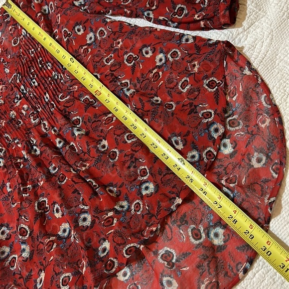 Veronica Beard silk blouse. Sheer. Size 4 - Picture 7 of 11